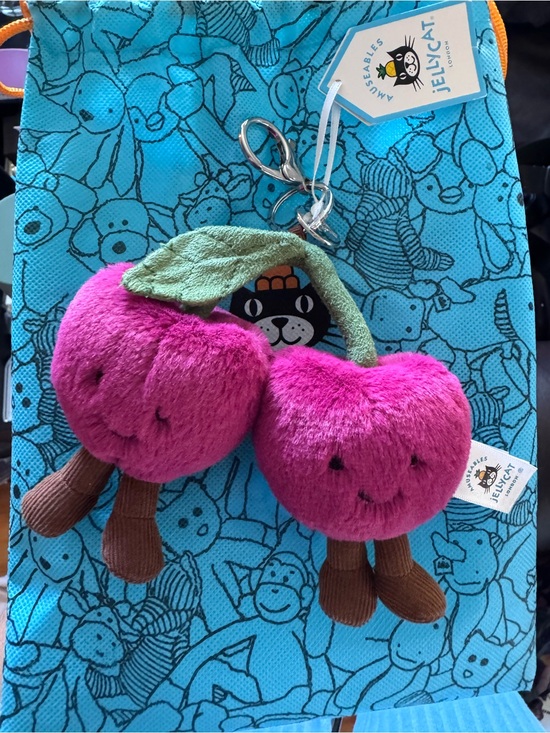Jellycat Other - Amuseables Cherries Keychain Jellycat